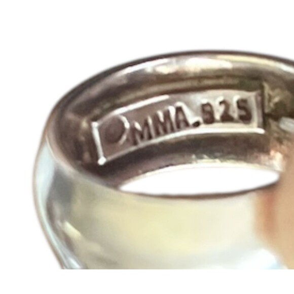 MMA Metropolitan Museum of Art Sterling Silver Small Hoops - Picture 3 of 3